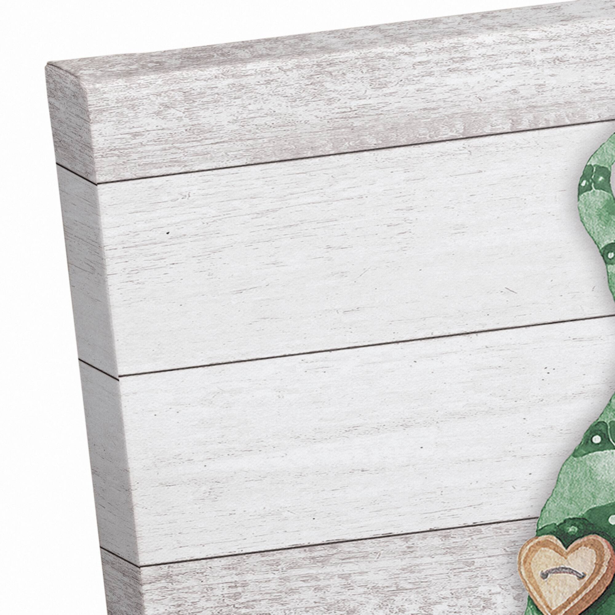 Gnome Stockings 20x20 Canvas Wall Art